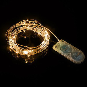 4m Copper Wire Fairy Lights - Warm White (40 LED's)